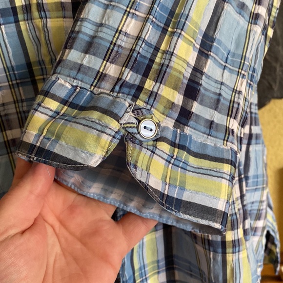 Allison Daley Plaid Button Up Shirt - Picture 4 of 8